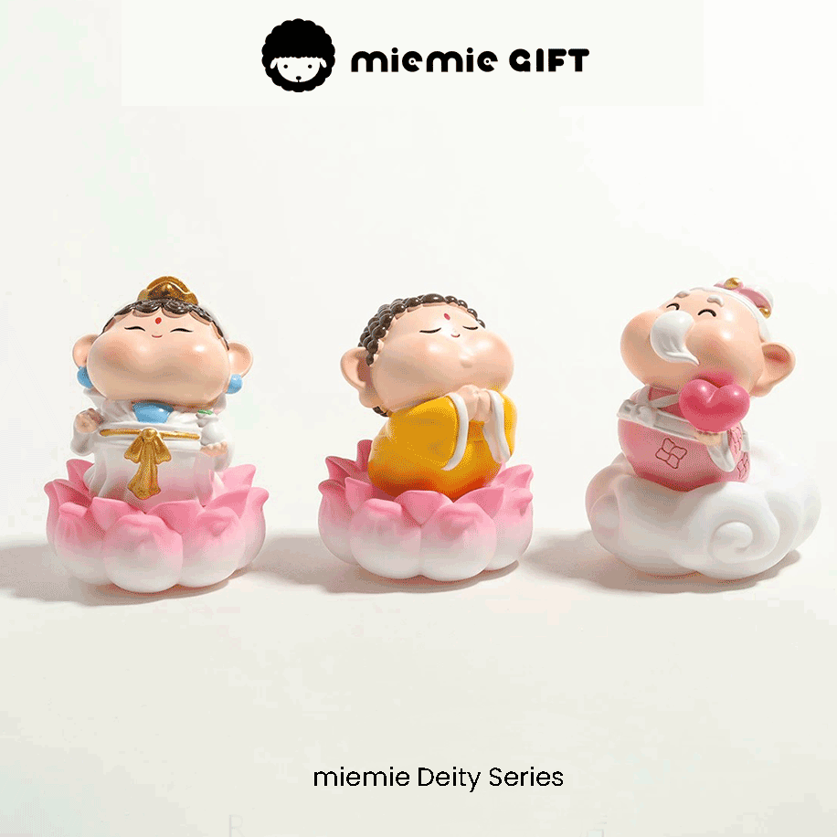 Adorable Buddha ornament featuring a meditative pose on a lotus base