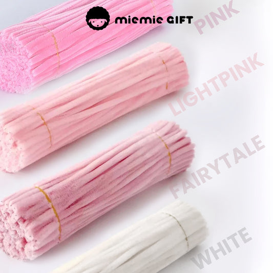 Miemie Gift blush pink craft stems – soft and elegant for wedding decor and handmade gifts 400pcs floral flower