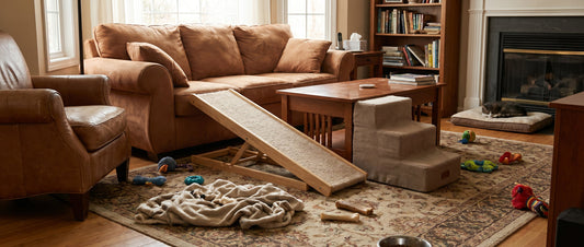 How to Place a Dog Ramp Without Cluttering Your Home