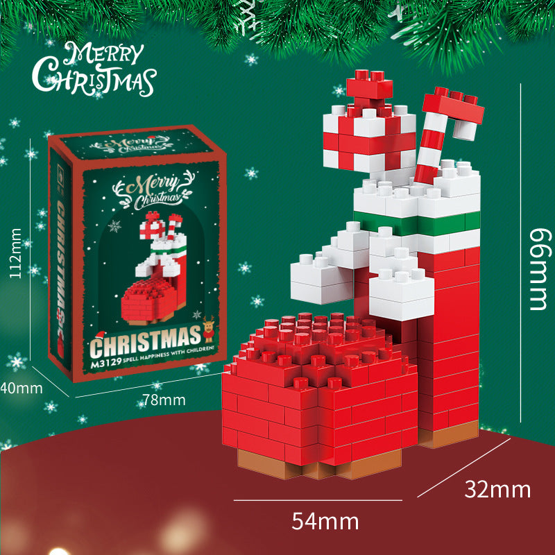 Get creative! – Encourage kids to get creative over the holiday season with this Christmas building Block set, built your own Christmas scenes with snowmen, Santa, Elf, Moose, Christmas tree and more!