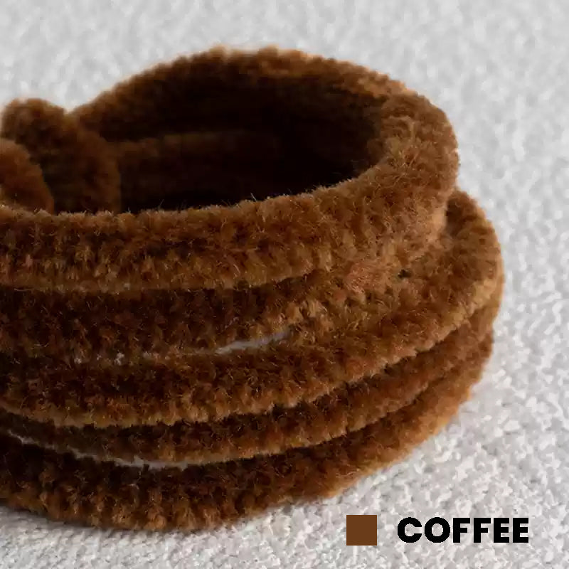 Coffee Wool Twist Bar by miemie gift: High-quality coffee wool twist bar, perfect for creating earthy coffee dolls. Ideal for crafting a realistic coffee bean or a cozy coffee-themed character, emphasizing the hand-made craftsmanship and rich color.
