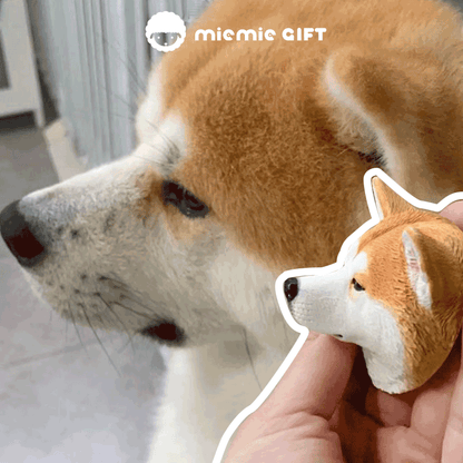 Pet Portrait Plaster Figurines: Capture Your Pet's Spirit in These Mini Statues Custom pet refrigerator magnets car diffuser pet heads lifelike pet sculptures