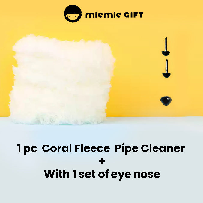 Non-shedding fluffy pipe cleaners for DIY projects
