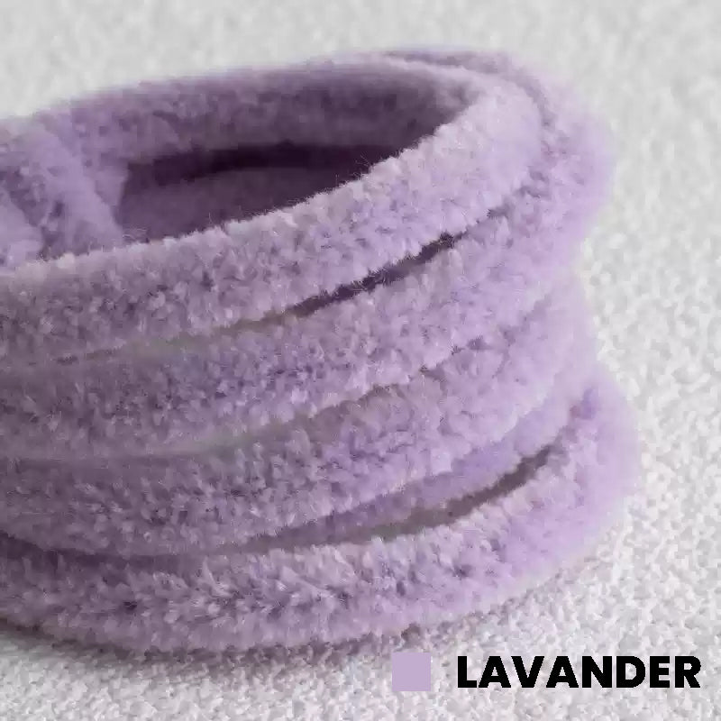 Lavender Wool Twist Bar by miemie gift: Hand-made lavender wool twist bar, great for making elegant lavender dolls. Suitable for crafting a fragrant lavender flower or a serene lavender character, showcasing the high density and soothing color.
