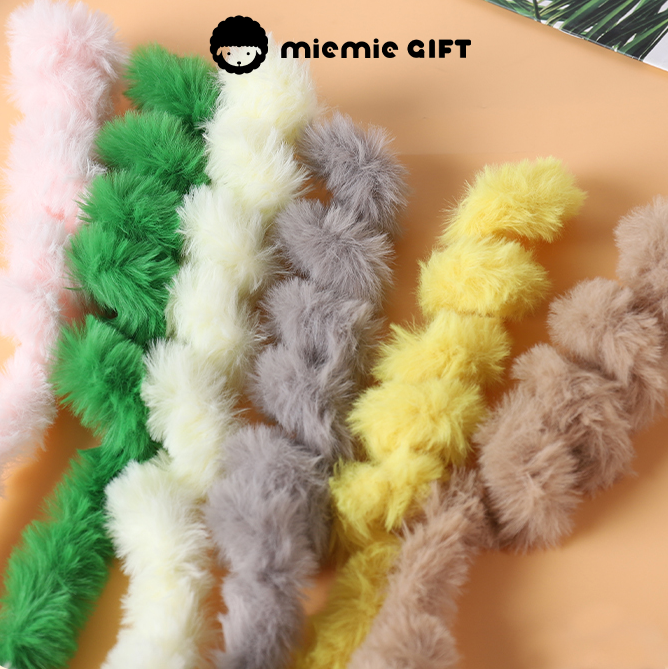 High-density, Flexible Jumbo Fur Pipe Cleaners for Creative DIY by MieMie Gift
