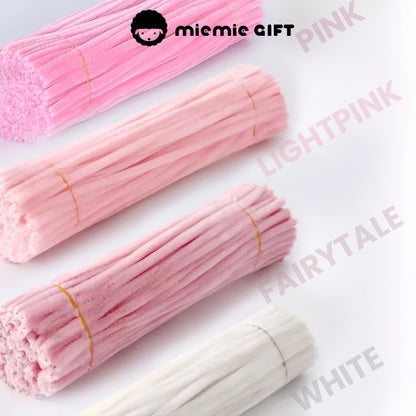 Miemie Gift blush pink craft stems – soft and elegant for wedding decor and handmade gifts 400pcs floral flower