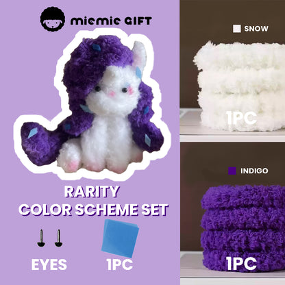 Soft and elegant white pipe cleaners for making a Rarity plush pony toy