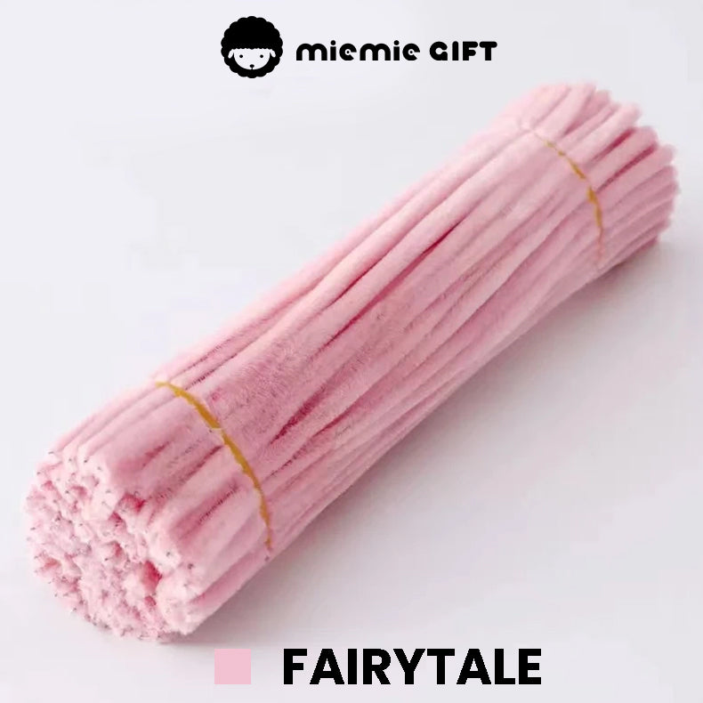 Miemie Gift fairytale pink craft stem pack – durable and long-lasting for all floral DIY needs