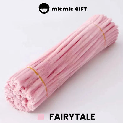 Miemie Gift fairytale pink craft stem pack – durable and long-lasting for all floral DIY needs