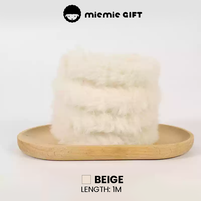 Soft beige pipe cleaner for handmade plush pet creations and accessories
Chenille Stems DIY project