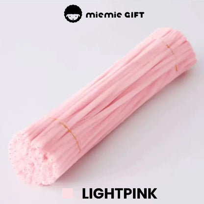 Miemie_Gift_light_pink_chenille_stems_trendy_muted_pink_for_chic_and_stylish_crafts flowers