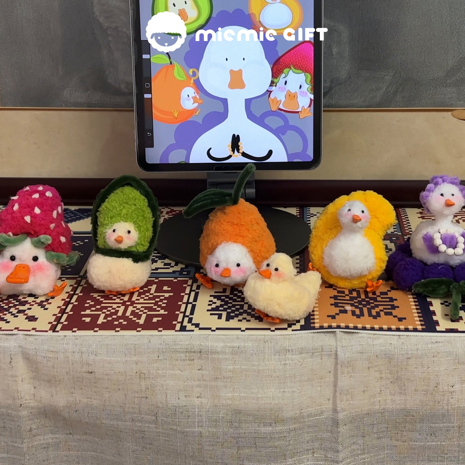 Cute pipe cleaner animal plush made to order – pastel character crafted from fluffy wires