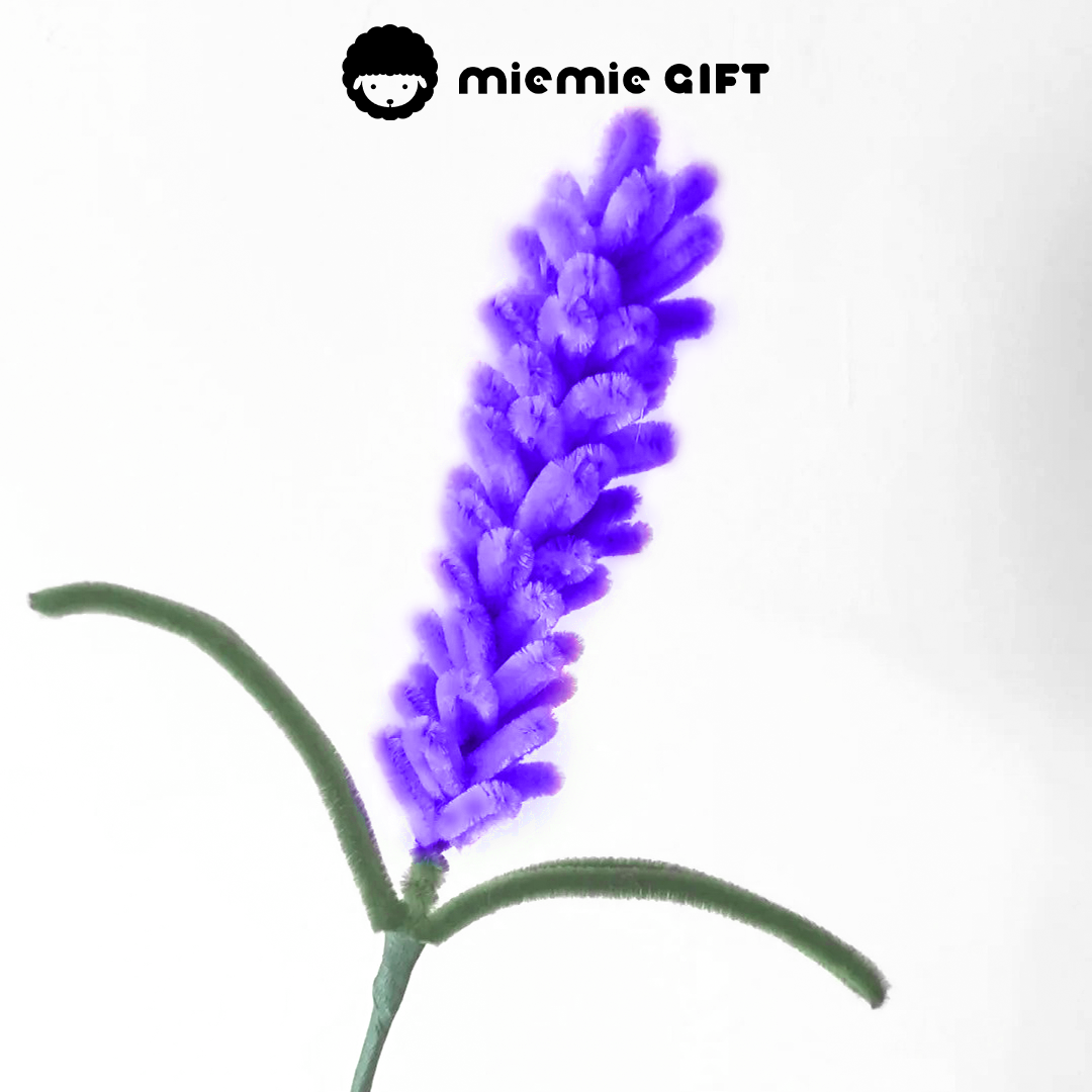 MieMie Gift's Assorted Purple Pipe-Cleaner Lavender Craft
