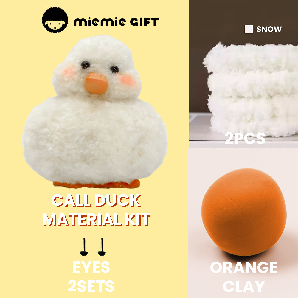 Coral Fleece Duck Craft Kit for Handmade Fun: This high-quality craft kit includes everything you need to make your own adorable ducks from coral fleece twist bars. Perfect for DIY enthusiasts.