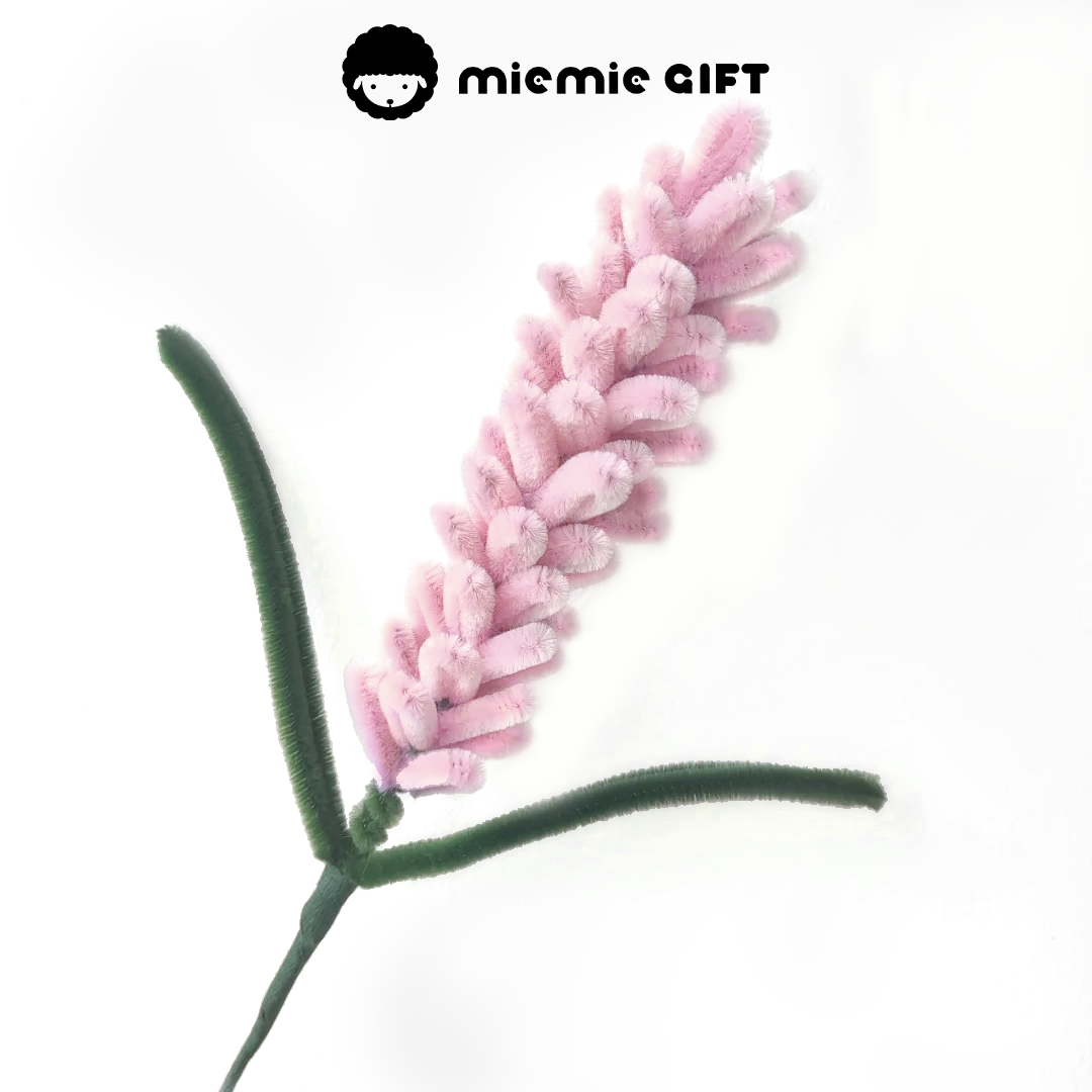 MieMie Gift's Woolen Lavender Bouquet in light Purple Hues