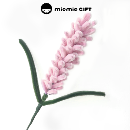 MieMie Gift's Woolen Lavender Bouquet in light Purple Hues