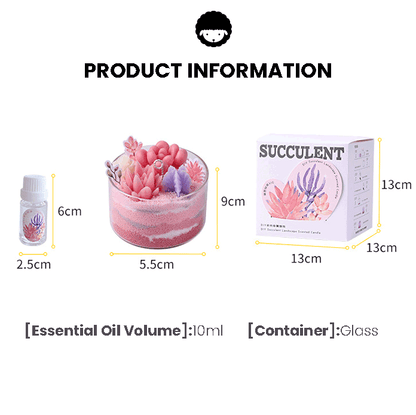 miemie gift Feminine floral sand candle with pink and purple wax decorations vibrant wax candle DIY, step-by-step candle crafting tutorial product information